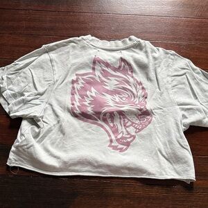 Darc Sport Light Gray Cropped Crewneck Tee